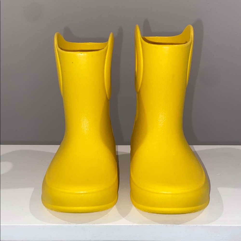OKABASHI Kids’ Yellow Rain Boots